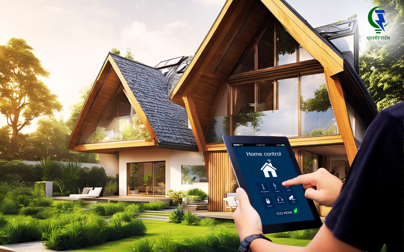 Smarthome cho phép chủ nhà có thể lập trình và kiểm soát hoạt động mọi thiết bị trong nhà.