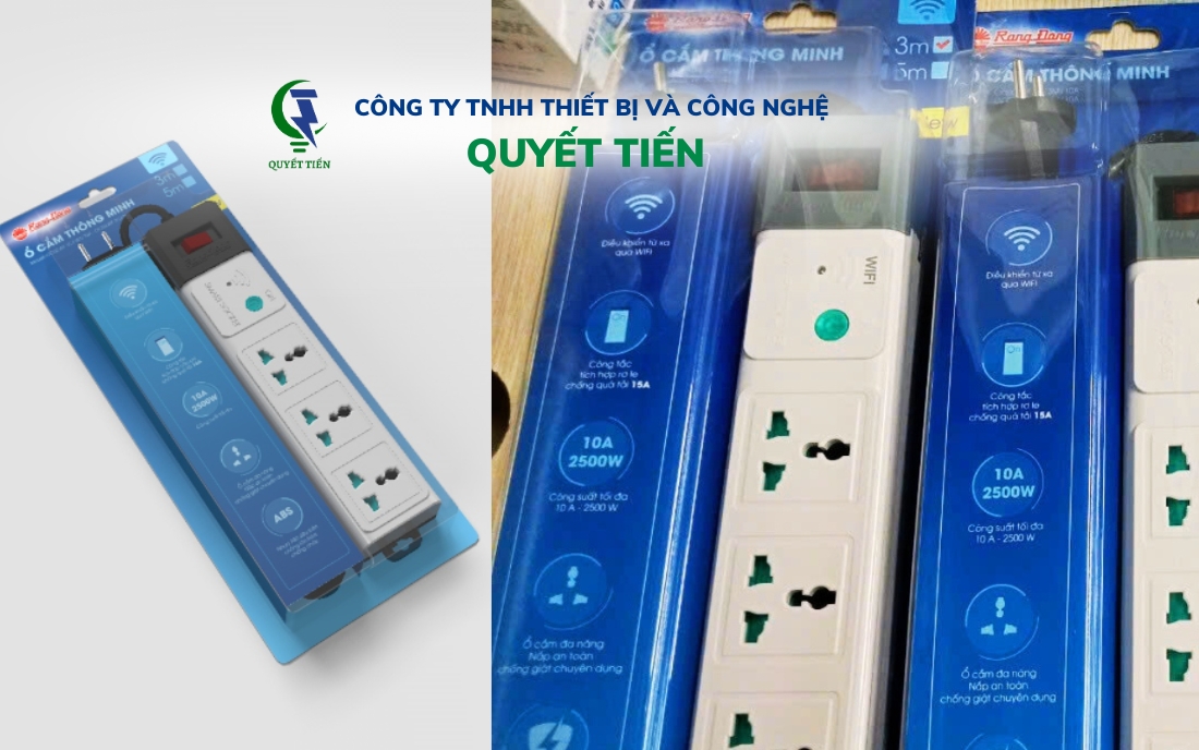 Ổ Cắm Điện Thông Minh OC02.WF 3C-3M-10A