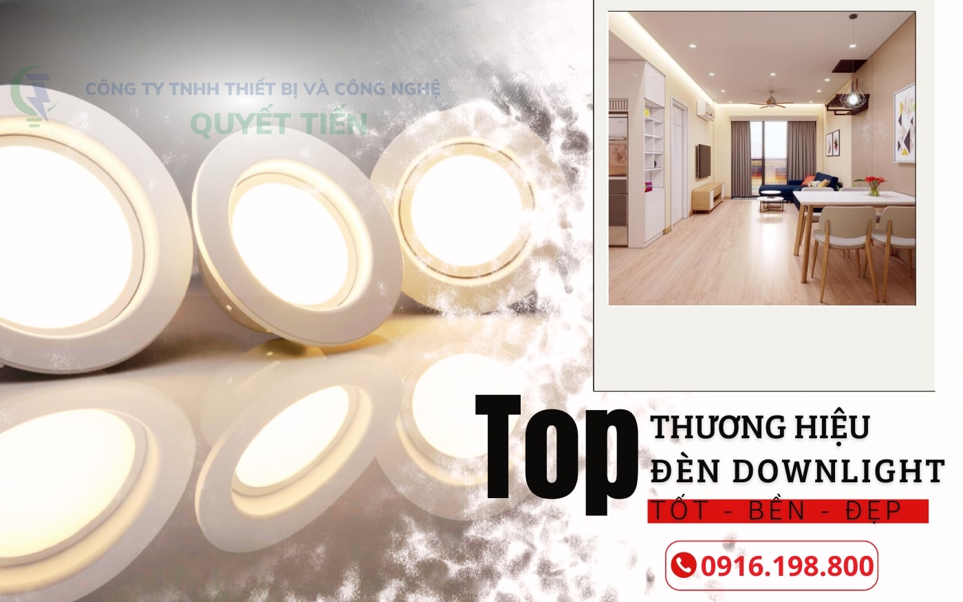 Các thương hiệu đèn led âm trần tốt, bền, đẹp