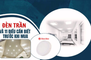 ĐÈN TRẦN VÀ 11 ĐIỀU CẦN BIẾT TRƯỚC KHI MUA