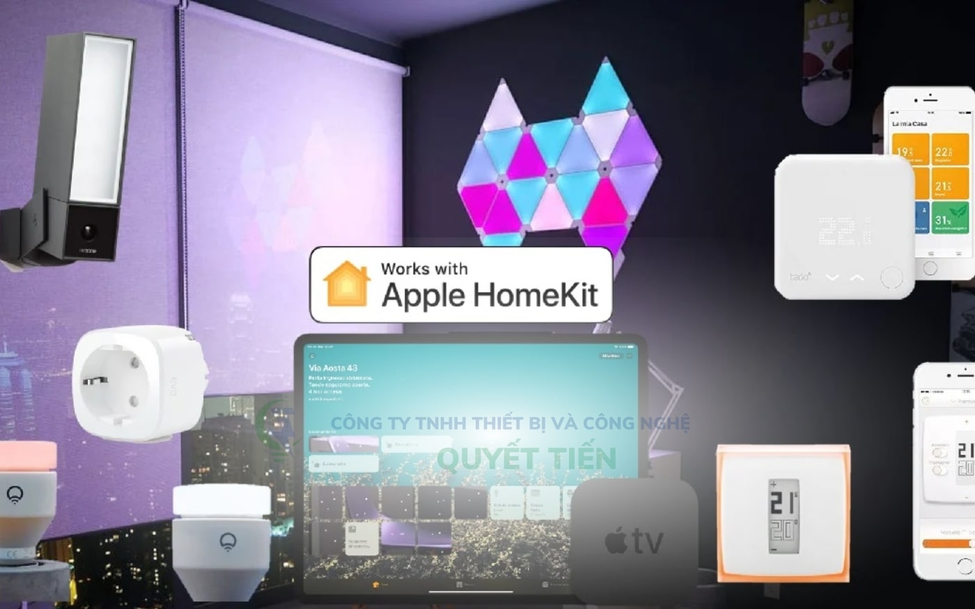 Các thiết bị kết nối được với Apple Homekit