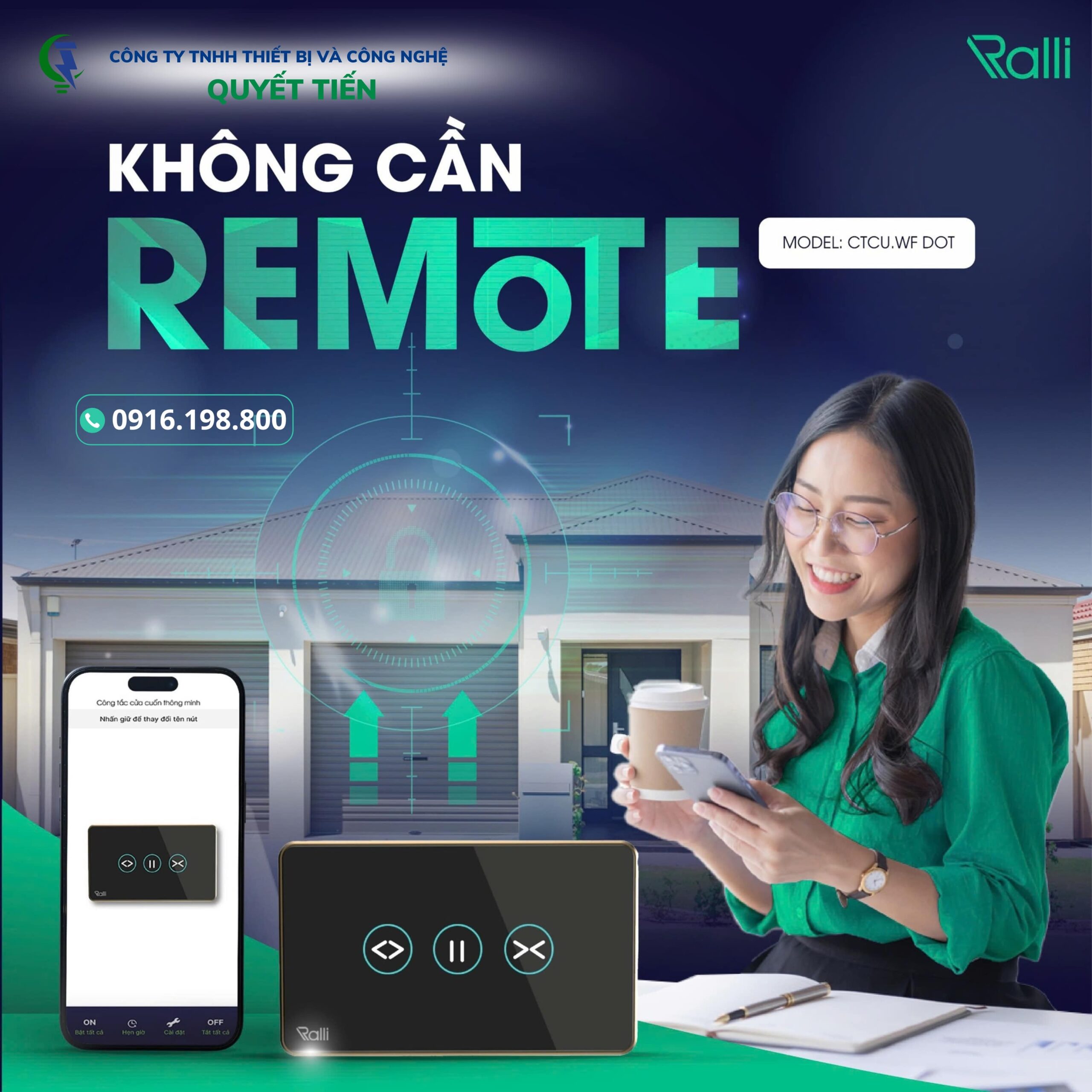 Công tắc cửa cuốn Ralli