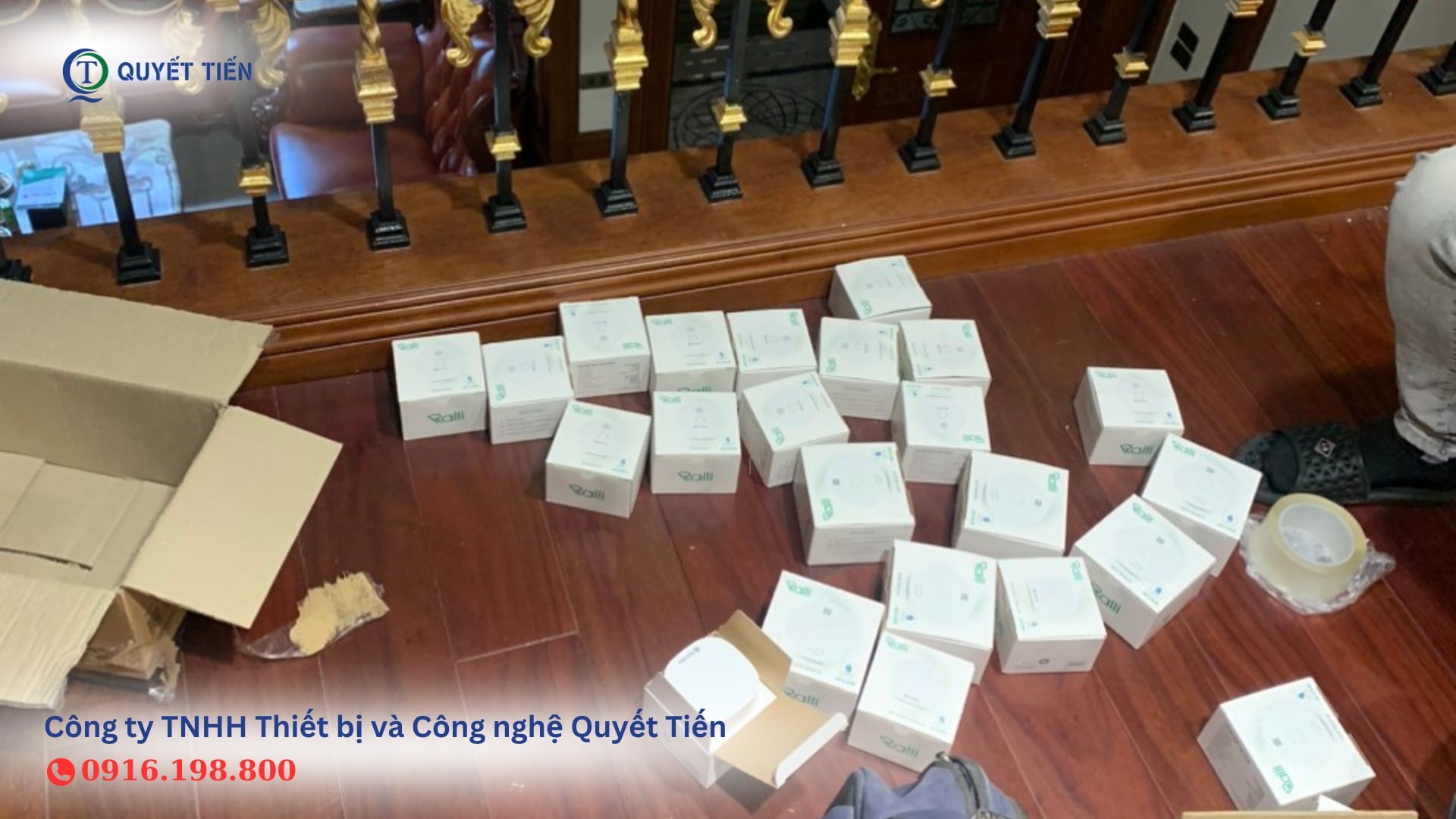 Dự án lắp hệ thống báo cháy biệt thự - Quyết Tiến